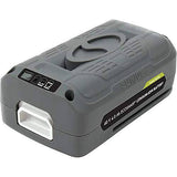 Snow Joe iBAT40 Ion EcoSharp Lithium-Ion Batteries, 2-Pack with 40 V and 4.0 Ah Capacity