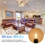6-Pack KLG E12 LED Candelabra Bulbs, 4W Equivalent to 40W T3/T4, Daylight White 5000K, AC120V, Non-Dimmable for Chandeliers and Ceiling Fans