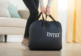 Intex Dura-Beam Queen Air Mattress with 18-Inch Headboard and Built-In Pump
