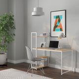 Glenwillow Home Ames Reversible Gaming Desk with Two-Sided Layout