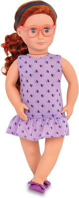 Our Generation Sia 18 Deluxe Posable Twin Science Fashion Doll by Battat, with Book and Accessories, Ages 3 Years and Up