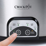 Crock-Pot Smart-Pot Programmable Slow Cooker, 4-Quart Silver