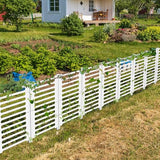 12-Pack Outdoor Privacy Fence Panels, 15.7′′ x 22′′ Enclosure Screens for Air Conditioners, Trash Cans and Pool Equipment, Garden and Patio Use