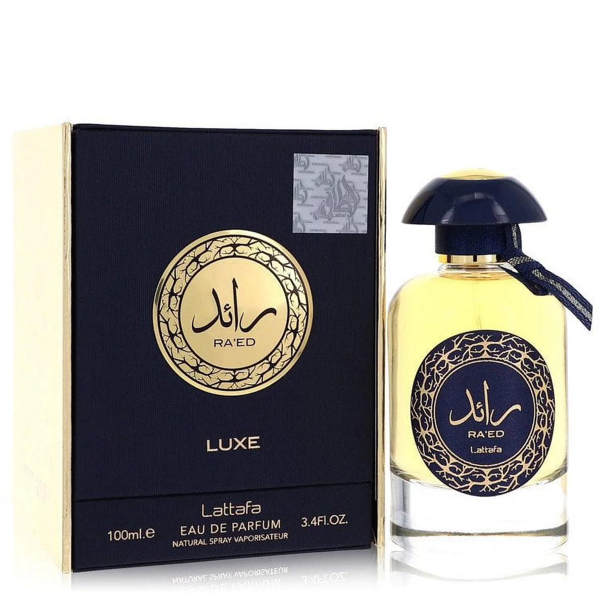 Lattafa Raed Luxe Gold Unisex Eau de Parfum Spray, 3.4 oz