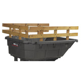 Ohio Steel 15 Cu. ft. Poly Swivel Dump Cart for Lawn Tractors, Model 1000P-SD