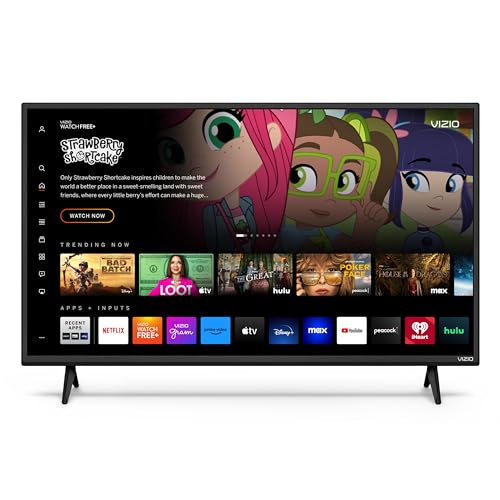 VIZIO D24f-J09 24-Inch D-Series Full HD 1080p Smart TV with Apple AirPlay, Built-In Chromecast and Alexa Compatibility, 2022 Model