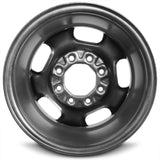 17-Inch x 7.5-Inch 8-Lug Steel Wheel for Sierra and Silverado 2500/3500, 8-180 Fitment