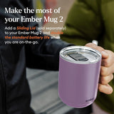 Ember Temperature Control Smart Mug 2, 14 Oz App-Controlled Heated Coffee Cup with Improved Design & 80-Minute Battery Life, White