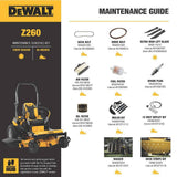 DEWALT Z260 Commercial Zero-Turn Lawn Mower, 60-Inch Deck with 24 HP Kawasaki V-Twin FS730V Engine and Dual Hydrostatic Drive, DXGZ260P