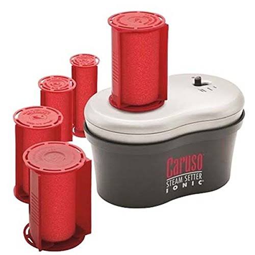 Caruso Ion Steam Hair Curling Roller Set with 30 Multi-Size Rollers and Storage Bag