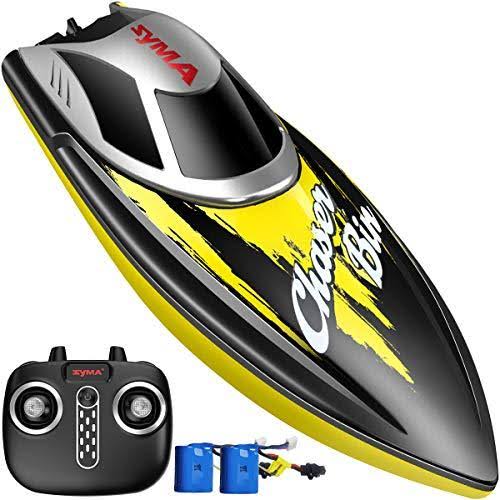 Syma Q7 Remote-Control Boat for Pools and Lakes, 2.4GHz Wireless Control with 25km/h High-Speed Performance