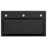 GE 36-Inch Convertible Range Hood in Black Stainless Steel