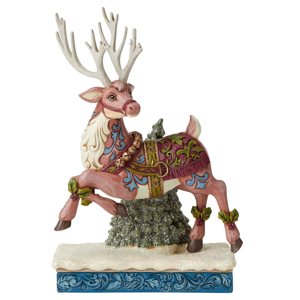 Jim Shore Adventure Bound Victorian Reindeer, Polyresin, 6004181