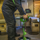 ION 39250 8 R1 Electric Ice Auger, Green and Black