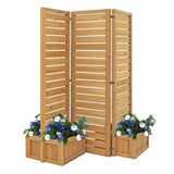 Yardistry Fusion Privacy Screen with Integrated Planters