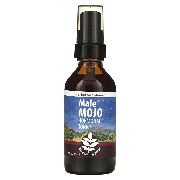 WishGarden Herbs Male Mojo Hormone Tonic, 2 fl oz (59 ml)