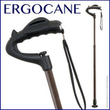 Ergocane Fully Adjustable Ergonomic Cane in Brown