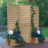 Yardistry Fusion Privacy Screen with Integrated Planters