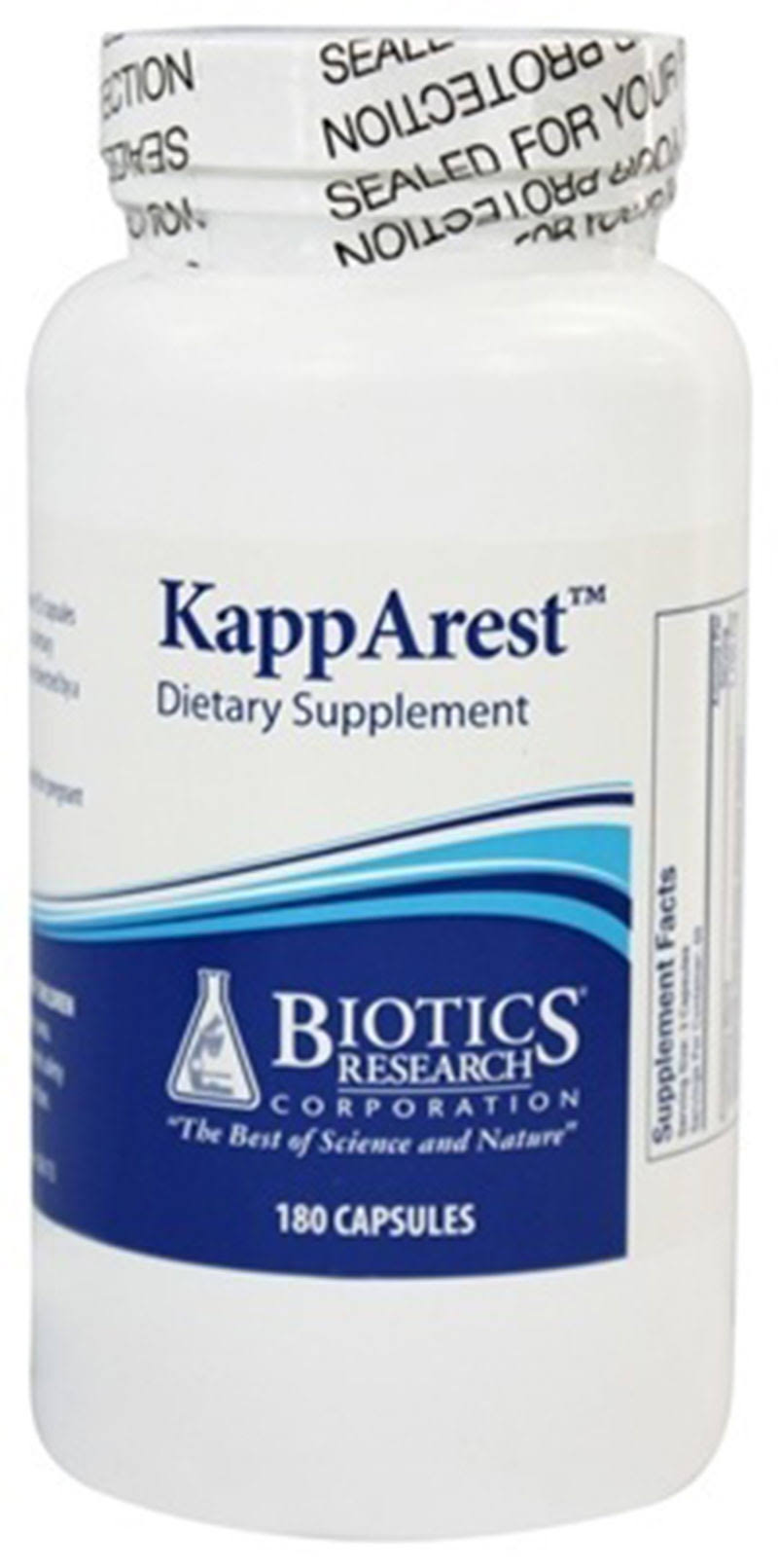 Biotics Research KappArest Dietary Supplement, 180 Capsules