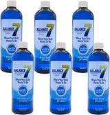 Balance 7 Alkaline Dietary Supplement with 11+ pH Alkalizing Concentrate and pH Booster Mineral Liquid, 16 fl oz, 6 Bottles, Pack of 2