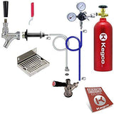 Kegco 2-Tap Kegerator Conversion Kit with Premium Door-Mount Installation