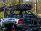 SuperATV Spare Tire Carrier for 2020+ Kawasaki Teryx KRX 1000, Fits Tires up to 37 Inches