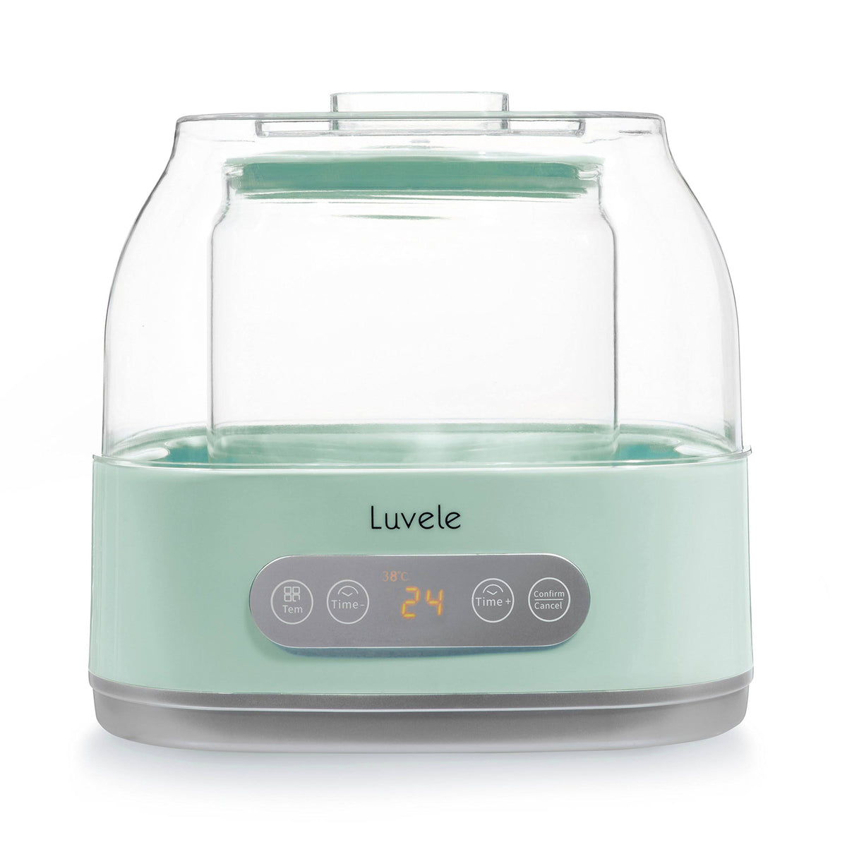 Luvele Pure Plus Yogurt Maker with 2L Glass Container, SCD & GAPS Diet Friendly
