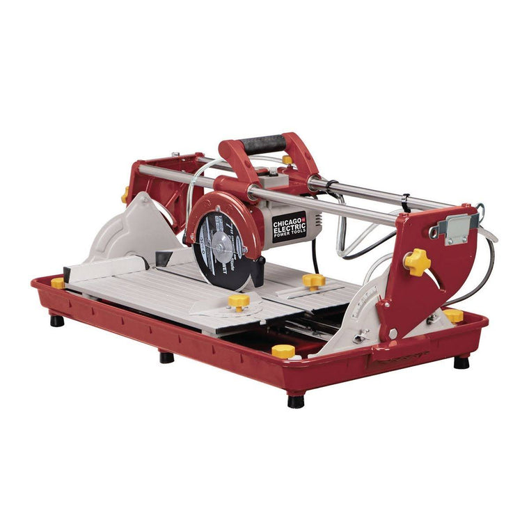 Chicago Electric 62382 Bridge Tile Saw with 7 in. Blade and 1.5 HP Motor