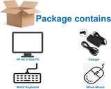 HP 22-dd0016 All-in-One Desktop PC with 22-Inch Full HD Display, AMD Athlon 3050U Processor, 4GB RAM, 1TB Hard Drive, Camera, Speakers, HDMI, WiFi and Bluetooth, Windows 10, Renewed