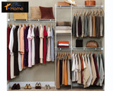 ClosetMaid 1628 White Closet Organizer Kit for Spaces from 5 Ft. to 8 Ft.