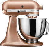 KitchenAid Artisan KSM150PS Stand Mixer, 5-Quart Tilt-Head Design with Pouring Shield, Cast Iron