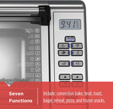 BLACK+DECKER TO3290XSBD Stainless Steel Toaster Oven, 8-Slice