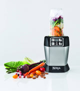 Ninja BL482 Nutri Ninja Blender with Auto-iQ, Silver/Black, One Size