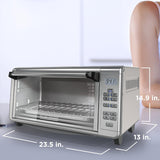BLACK+DECKER TO3290XSBD Stainless Steel Toaster Oven, 8-Slice