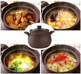 Ceramic Casserole Cooking Pot Crafted from Clay Stoneware, Japanese Stew and Oven Bakeware for Cazuelas de Barro