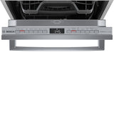 Bosch 800 Series 18 Top-Control Smart Built-In Dishwasher with 3rd Rack, 44 dBA, Silver