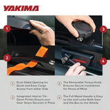 Yakima SkyBox NX XL 18-Cubic-Foot Rooftop Cargo Carrier with Hard Shell, SKS Lock, and Black Finish