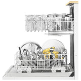 Whirlpool 24-Inch Portable Dishwasher with Front Controls, Tall Tub and White Finish