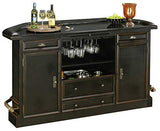 Howard Miller Tivon Wine Cabinets II, Burnished Black