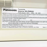 Panasonic KX-FHD331 Plain-Paper Fax and Copy Machine with Caller ID, Black