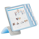 Gray Catalog Display Rack with 12 1-Inch Rings by Durable