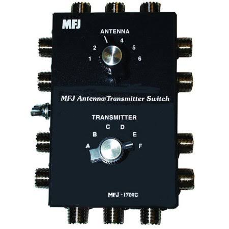 Mfj-1700c Antenna and Transceiver Switch with 6-Position Selector