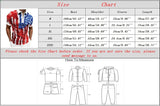 Mens Plus-Size Independence Day Sweater and Golf Cycling Polo Shirt with Ugly Holiday Design