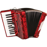 Hohner 48-BASS Accordion in Red