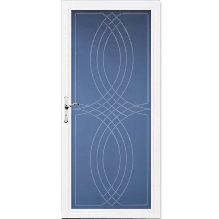 Pella Select Full-View Reversible Aluminum Storm Door, White, 36-in x 81-in, Model 6000CB03217
