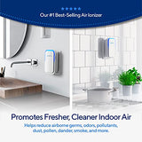 Clarifion 10-Pack Filterless Mobile Ionizers with Highest-Output Negative Ion Generators, Plug-In Travel Air Purifiers