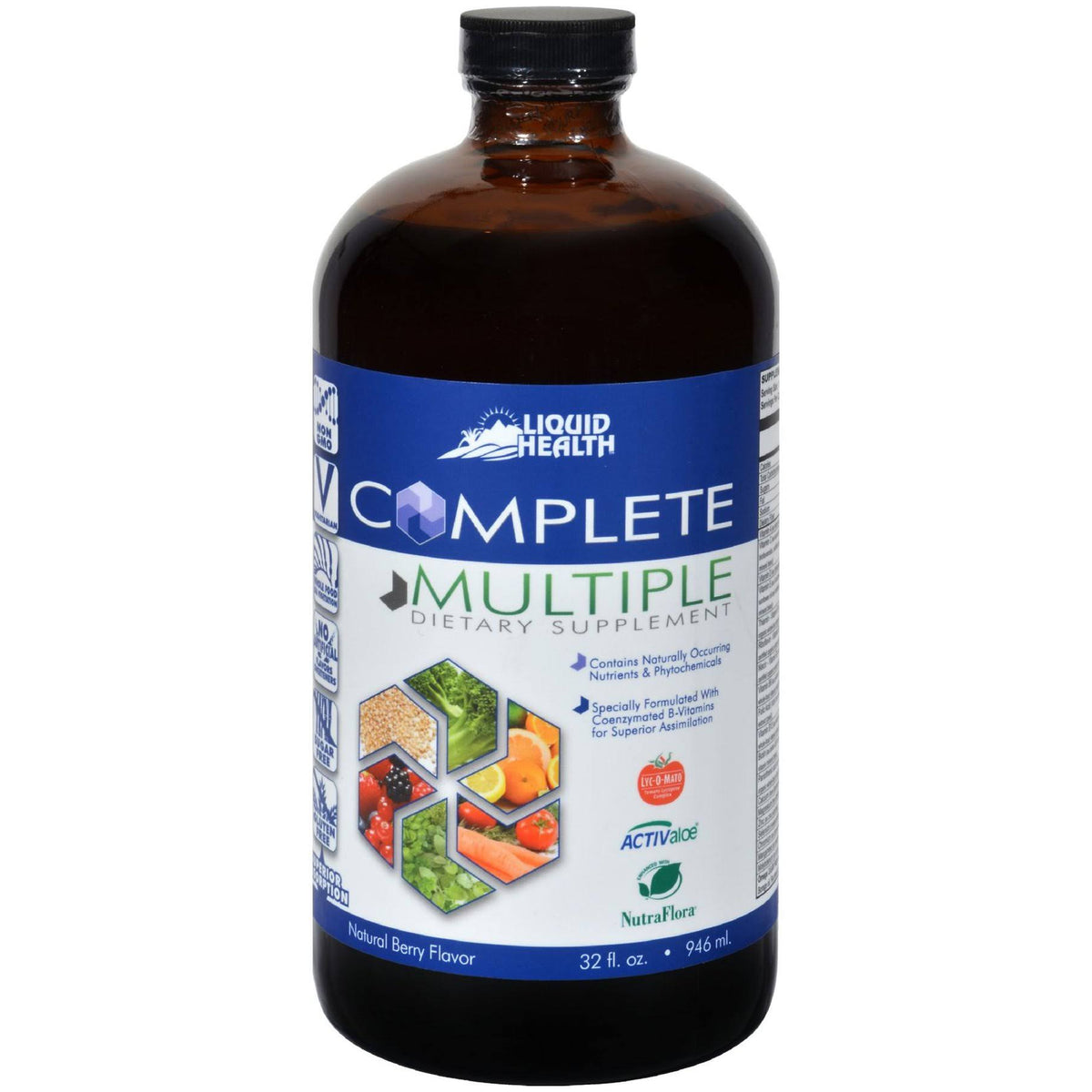 Liquid Health Complete Multiple in Natural Berry Flavor, 32 fl oz