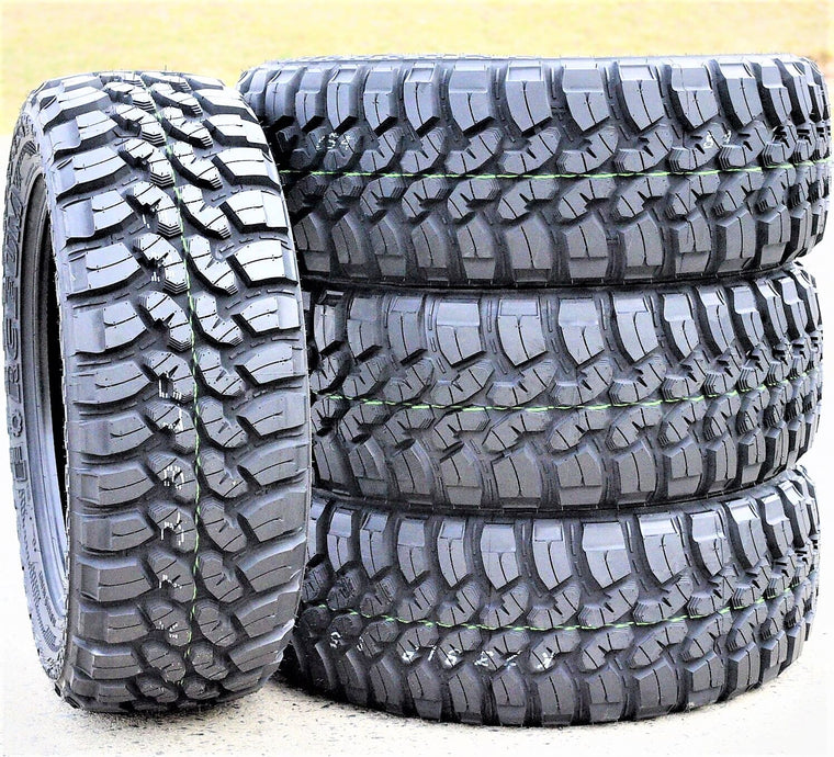 Set of 4 Forceum M/T 08 Plus LT 235/75R15 Mud Tires, Load C, 6 Ply