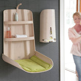 by Bo Design Natural Wall-Mounted Changing Table