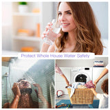 HQUA-OWS-12 Whole-House Ultraviolet Water Purifier and Sterilizer with Filter, 12GPM, 110V, 40W, HQUA-UV-12GPM Model, Plus Extra UV Tube